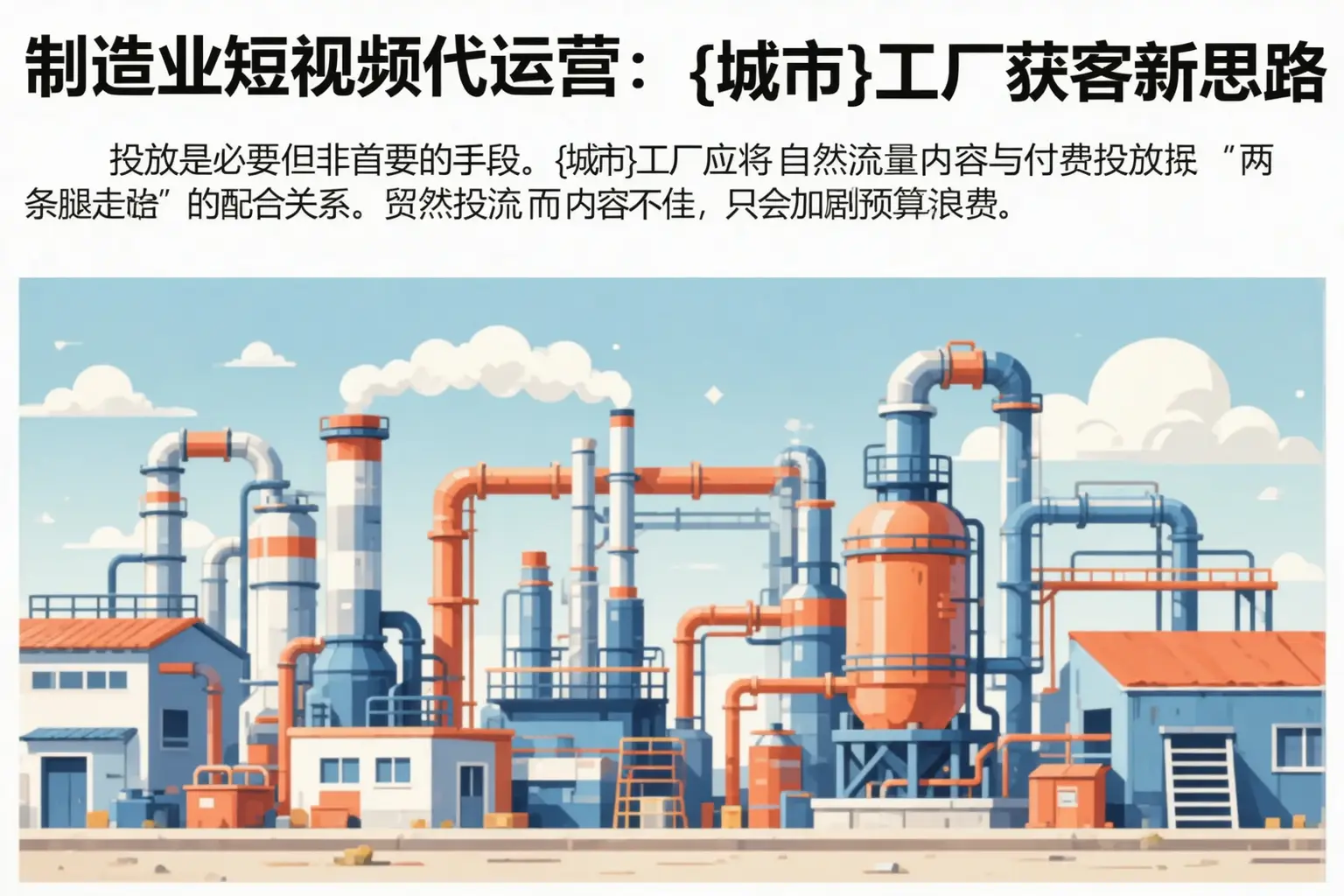 制造业短视频代运营：汕尾工厂获客新思路