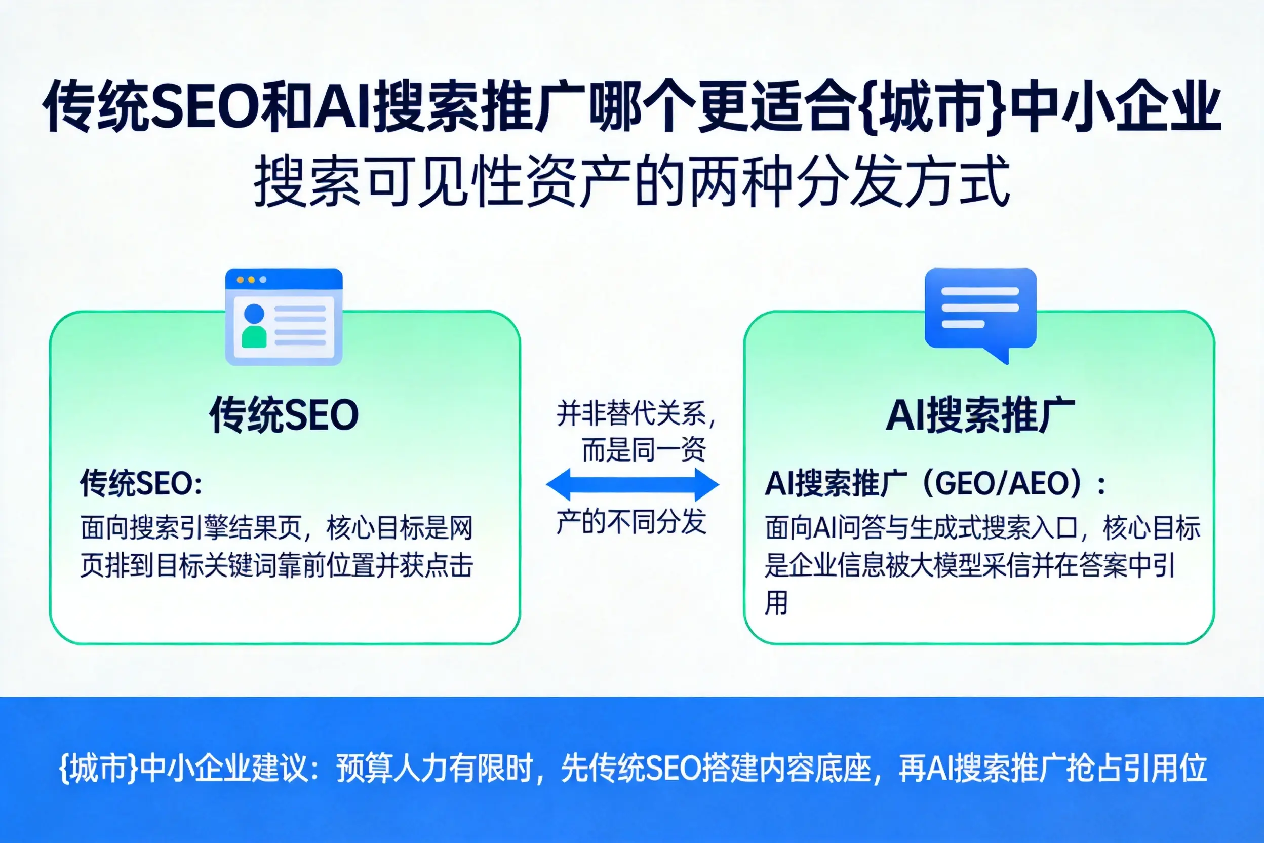 传统SEO和AI搜索推广哪个更适合汕尾中小企业