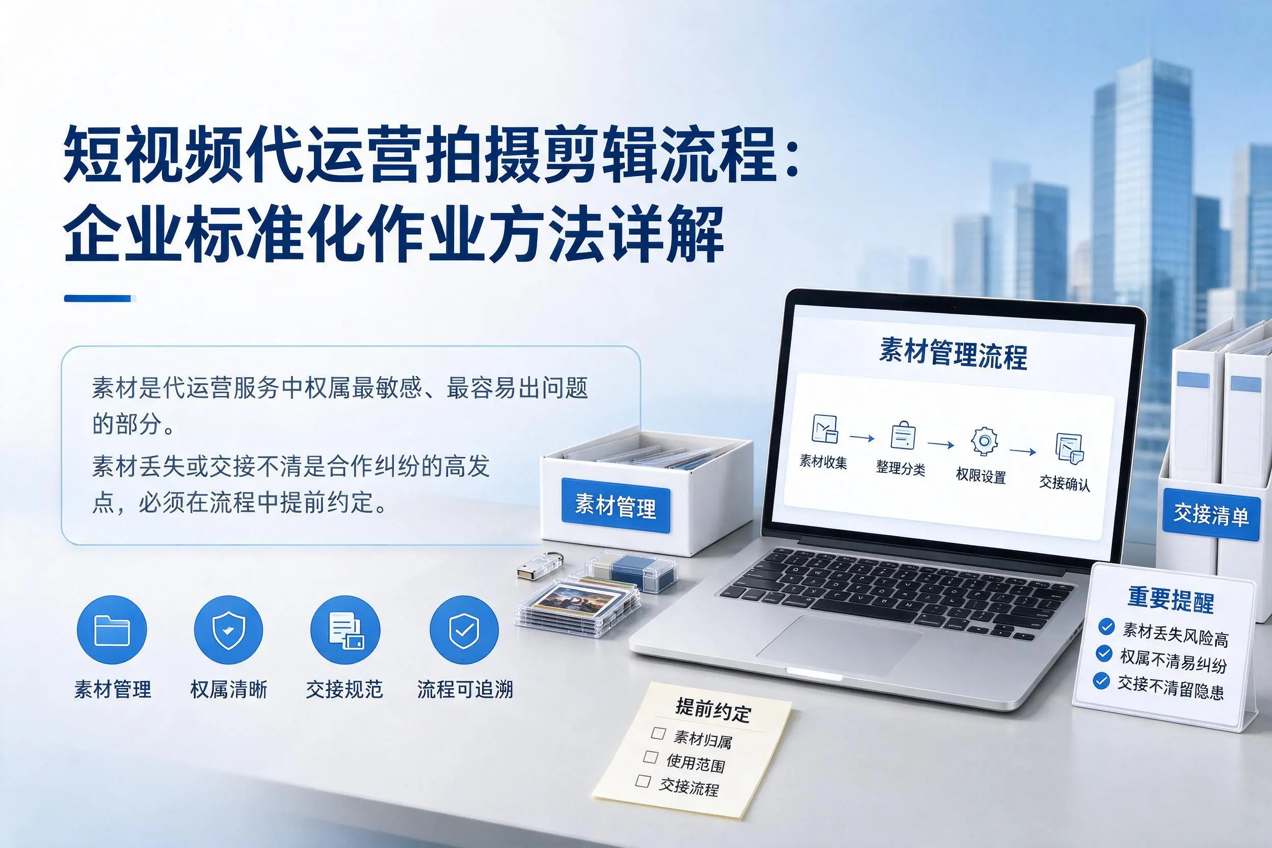短视频代运营拍摄剪辑流程：汕尾企业标准化作业方法详解