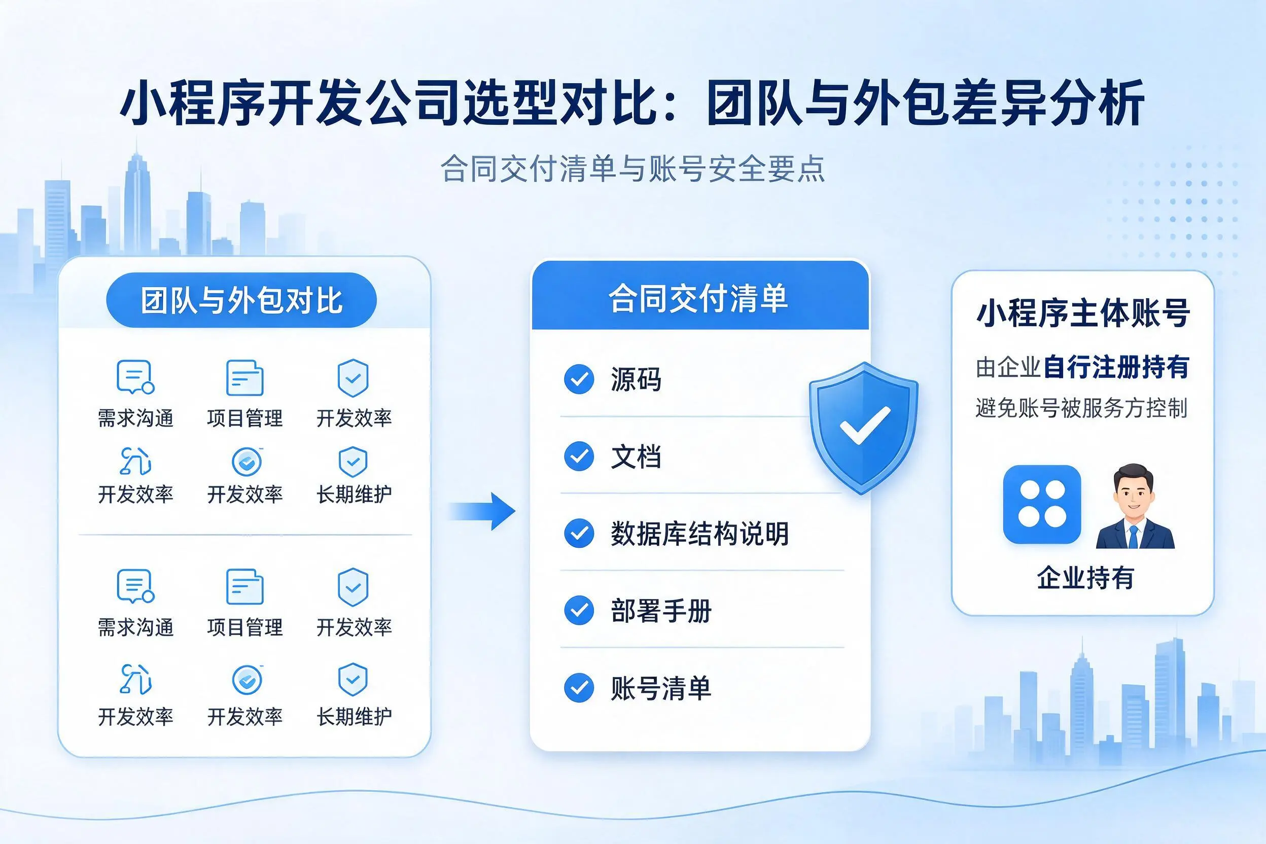 汕尾小程序开发公司选型对比:团队与外包差异分析