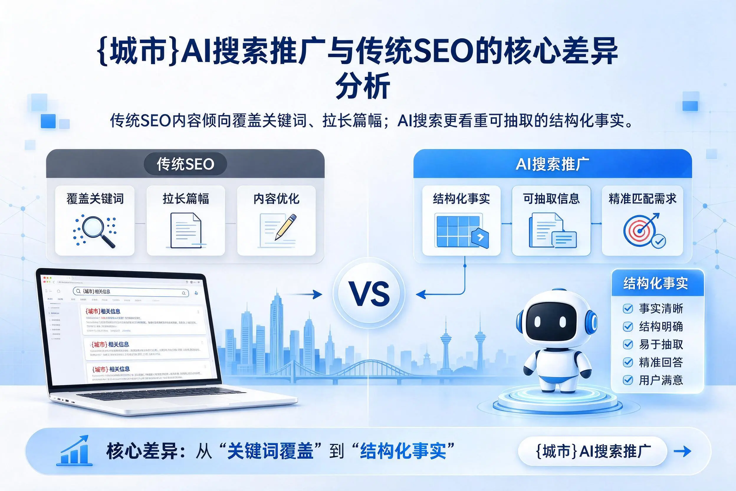 汕尾AI搜索推广与传统SEO的核心差异分析